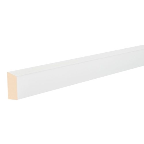 18mm MDF Architrave Single Bevel 5.4m (price per lineal metre)