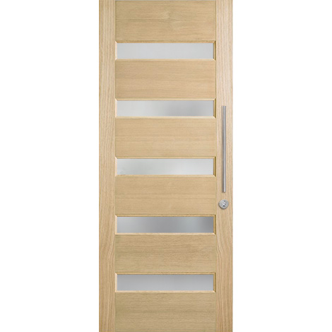 Corinthian External Door- Blonde Oak AWO 52