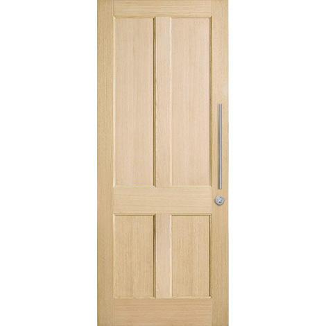 Corinthian External Door-Blonde Oak AWO 7