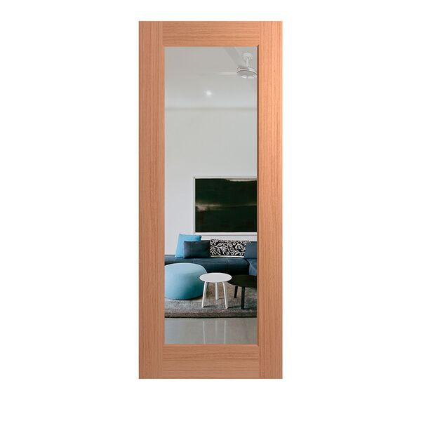 Hume Entry Door Joinery JST1 SPM BAL12.5 Clear Toughened