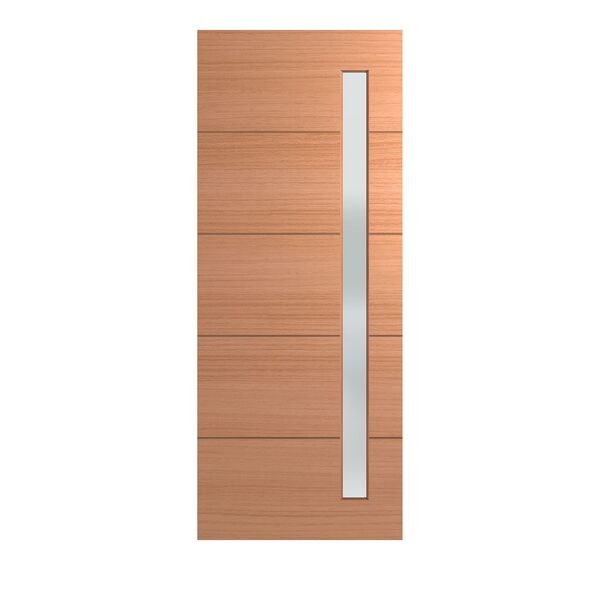 Hume Entry Door Linear XLR160 SPM Veneer Translucent