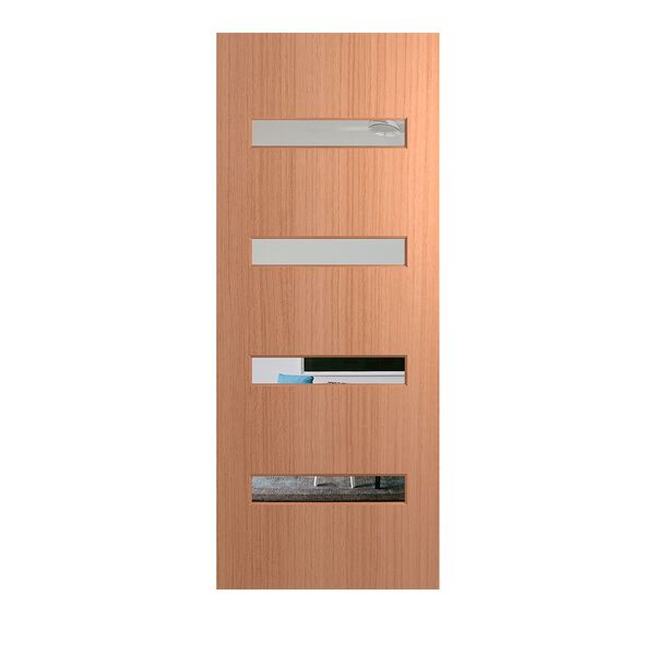 Hume Entry Door Newington XN5 SPM Veneer BAL12.5 Clear