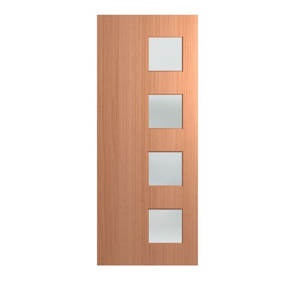 Hume Entry Door Newington XN7 SPM Veneer BAL12.5 Translucent