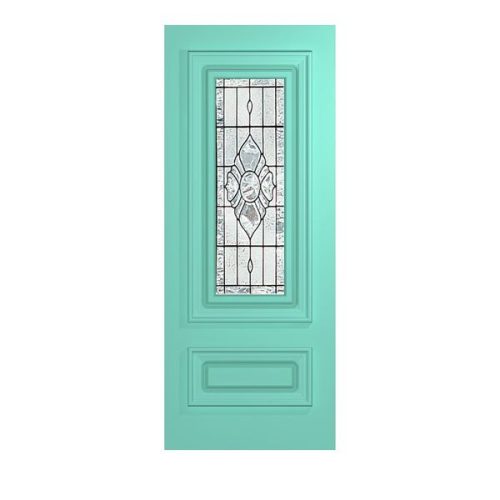 Hume Entry Door Regency XR5 Duracote BAL12.5 Triple Glazed Bevelled Flower