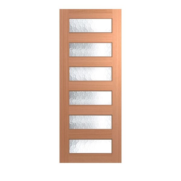 Hume Entry Door Savoy XS26 SPM Veneer BAL12.5 Cathedral with Fittings