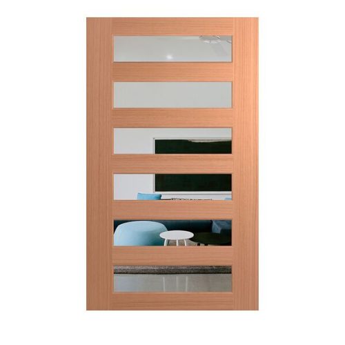 Hume Entry Door Savoy XS26 SPM Veneer BAL12.5 Clear with Fittings