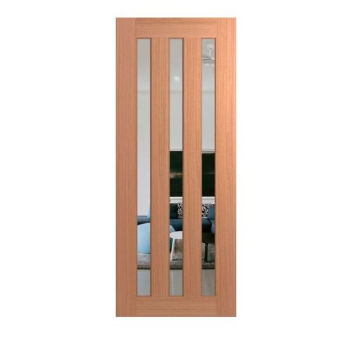 Hume Entry Door Savoy XS45 SPM Veneer BAL12.5 Clear