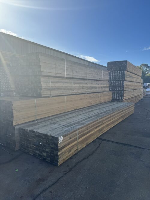 100x75 Treated Pine H4 CCA Rail